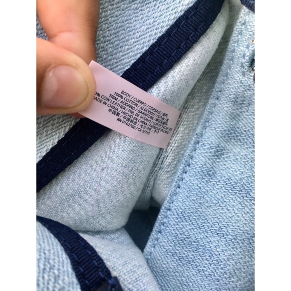 NWT Katespade Sam denim satchel - Picture 12 of 15